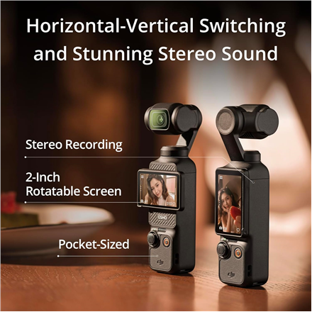 DJI | Action Camera Osmo Pocket 3 Creator Combo | Black | Touchscreen
