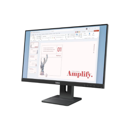 Lenovo | ThinkVision E24-40 | 23.8 " | IPS | 16:9 | 100 Hz | 4 ms | 1920 x 1080 pixels | 250 cd/m² | HDMI ports quantity 1 | Raven Black | Warranty 36 month(s)