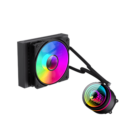 Gamemax CPU Liquid Cooler | ICEBURG 120 BK | Black