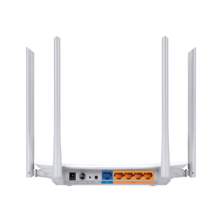 Router | Archer C50 | 802.11ac | 300+867 Mbit/s | 10/100 Mbit/s | Ethernet LAN (RJ-45) ports 4 | Mesh Support No | MU-MiMO No | No mobile broadband | Antenna type 2xExternal