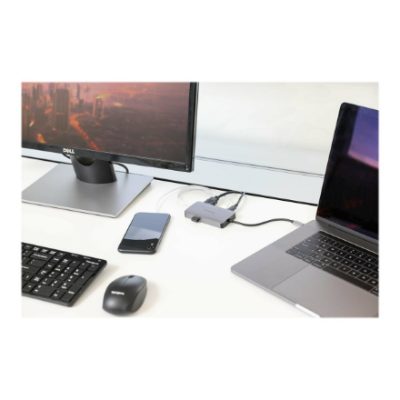 Targus | USB-C DP Alt Mode Single Video 4K HDMI/VGA Docking Station with 100W PD Pass-Thru | DOCK419EUZ | VGA (D-Sub) ports quantity 1 | HDMI ports quantity 1