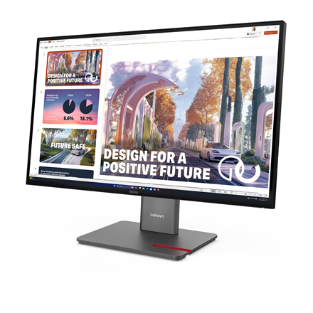 Lenovo | ThinkVision P27QD-40 | 27 " | IPS | 16:9 | 120 Hz | 4 ms | 2560 x 1440 pixels | 350 cd/m² | HDMI ports quantity 1 | Raven Black | Warranty 36 month(s)