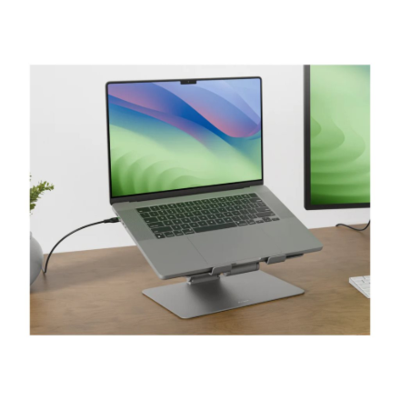 Hyper Desk Mount | HyperSpace Ergonomic Adjustable Laptop Stand | Height adjustment | 16 " | Gray