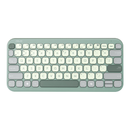 Asus Marshmallow KW100 | Keyboard | Wireless | US International | Green Tea Latte
