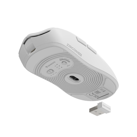 Genesis Zircon 500 | Gaming Mouse | Wireless/Wired | 2.4 GHz, Bluetooth, USB | White