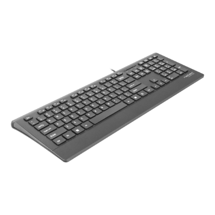Natec Keyboard, Barracuda, US Layout, Slim | Natec | Keyboard | Barracuda | Standard | Wired | US | Black