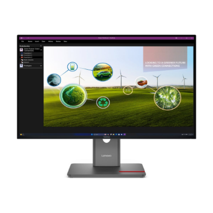 Lenovo | ThinkVision | P27Q-40 | 27 " | IPS | 16:9 | 120 Hz | 4 ms | 350 cd/m² | HDMI ports quantity 1 | Eclipse black | Warranty 36 month(s)