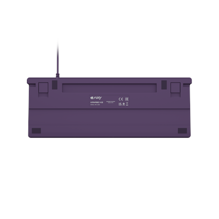 Fury | Kanabo K2 | Gaming Keyboard | Wired | US | Linear | Gray/Purple