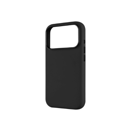 Fixed Back cover | Apple | iPhone 17 Pro | Liquid silicon | Black | MagFlow