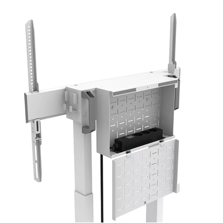 Neomounts Floor stand | FL55-875WH1 TV trolley | Adjustable Height | 55-100 " | Maximum weight (capacity) 110 kg | White