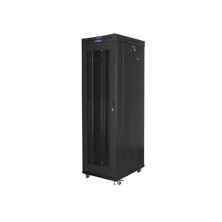 Lanberg | Rack cabinet 19" free-standing 42U/600x1000 (flat pack) with mesh door lCD V2 | FF01-6042-23BL | Black