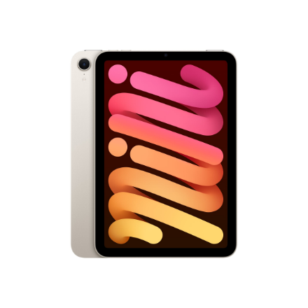 Apple | iPad mini | 8.3 " | Starlight | IPS | 2266 x 1488 pixels | Apple A17 Pro | 128 GB | Wi-Fi | Front camera | 12 MP | Rear camera | 12 MP | Bluetooth | 5.3 | iPadOS | USB-C charging cable