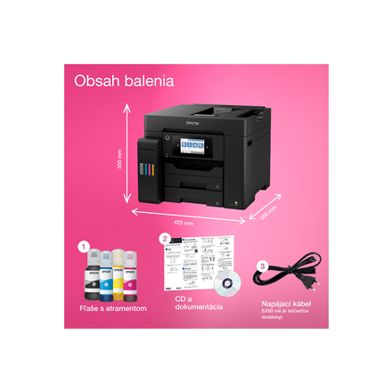 Epson | Multifunctional Printer | EcoTank L6550 | Inkjet | Colour | Inkjet Multifunctional Printer | A4 | Wi-Fi | Black