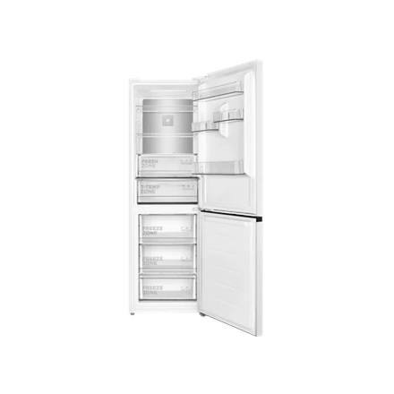 TCL Refrigerator | RP340BWD1 | Energy efficiency class D | Free standing | Combi | Height 185 cm | No Frost system | Fridge net capacity 223 L | Freezer net capacity 117 L | Display | 35 dB | White
