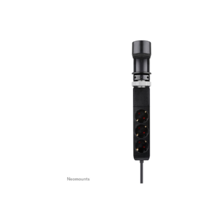 Neomounts | Desk socket with clamp and USB-C and USB-A ports - Quick charge | DS22-840BL6 | Black