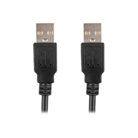 Lanberg | Cable USB-A 2.0 | CA-USBA-20CU-0018-BK | USB Type-A to USB Type-A