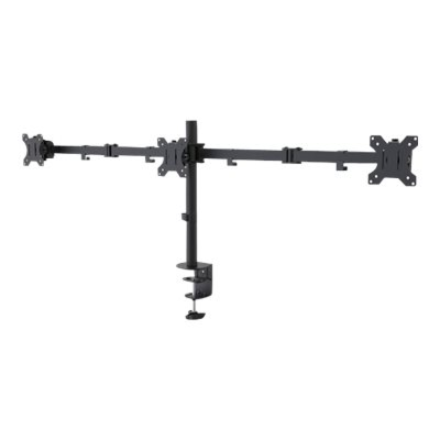 Neomounts Desk Mount | FPMA-D550D3BLACK Monitor Arm | Adjustable Height, Rotate, Tilt, Swivel | 10-27 " | Maximum weight (capacity) 6 kg | Black
