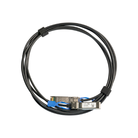 MikroTik | 25GBase Direct Attach Cable | XS+DA0001 | SFP/SFP+/SFP28 | Maximum transfer distance 1 m