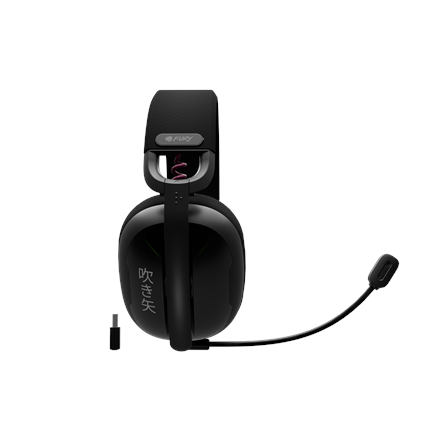 Fury | Gaming Headset | Fukiya F6 | Bluetooth | Over-Ear | Microphone | Black | Wireless