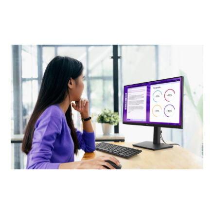 Dell | E2425HSM | 24 " | IPS | FHD | 16:9 | 100 Hz | 5 ms | 1920 x 1080 pixels | 250 cd/m² | HDMI ports quantity 1 | Black