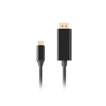 Lanberg USB-C to DisplayPort Cable, 1.8 m 4K/60Hz, Black | Lanberg | USB-C to DisplayPort Cable | CA-CMDP-10CU-0018-BK | Black | 1.8 m