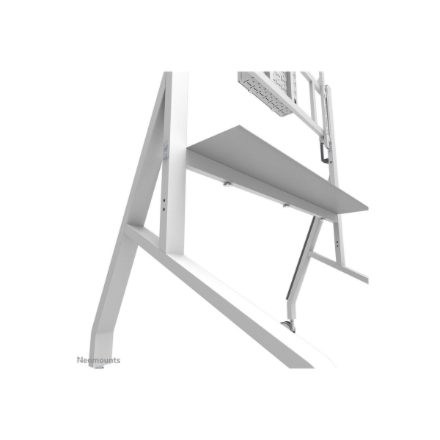 Neomounts Floor stand | FL50-575WH1 TV trolley | Adjustable Height | 65-110 " | Maximum weight (capacity) 125 kg | White