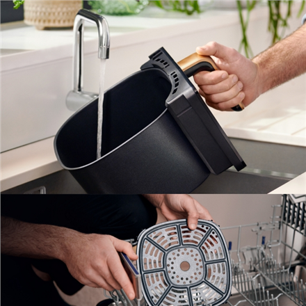 Panasonic Air Fryer | NF-CC600AXE | Power 1450 W | Capacity 6 L | Black