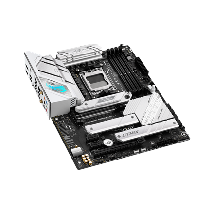 Asus | ROG STRIX B650-A GAMING WIFI | Processor family AMD | Processor socket AM5 | DDR5 DIMM | Memory slots 4 | Supported hard disk drive interfaces SATA, M.2 | Number of SATA connectors 4 | Chipset AMD B650 | ATX