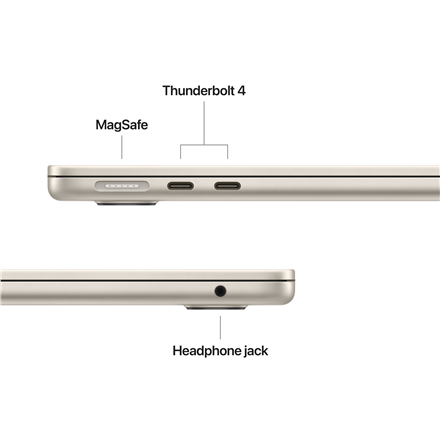Apple MacBook | Air | Starlight | 13 " | IPS | 2560 x 1664 pixels | Apple M4 | 16 GB | Solid-state drive capacity 256 GB | Apple M4 chip 10-core CPU/8-core GPU | macOS | 802.11ax | Bluetooth version 5.0 | Keyboard language Russian | Keyboard backlit