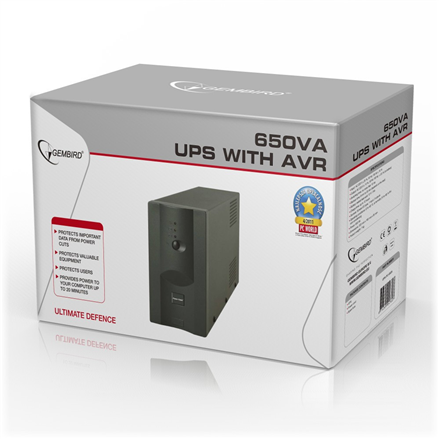 EnerGenie | UPS UPS-PC-652A with AVR | 650 VA | 220 V | 220 V
