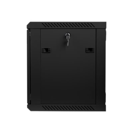 Lanberg | Rack cabinet 19" wall-mount 9U/600x450 (flat pack) | WF01-6409-10B | Black