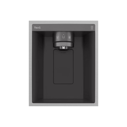 LG Refrigerator | GSGV81PYLL | Energy efficiency class E | Free standing | Side by side | Height 179 cm | Fridge net capacity 416 L | Freezer net capacity 219 L | Display | 36 dB | Silver