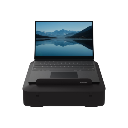 Fellowes | Breyta 2in1 Laptop Carry Case/Laptop Riser | Black | 384 x 308 x 89 mm