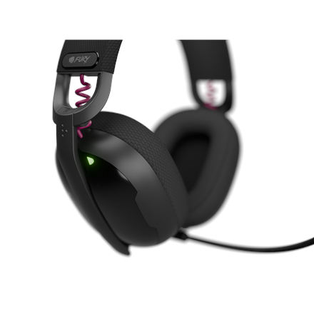 Fury | Gaming Headset | Fukiya F6 | Bluetooth | Over-Ear | Microphone | Black | Wireless