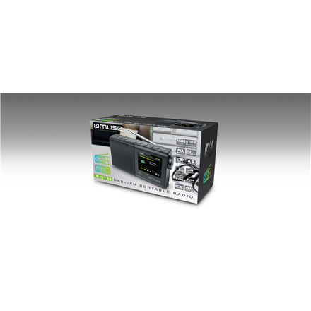 Muse | Portable Radio | M-117 DB | AUX in | Black | Portable | FM, DAB/DAB+