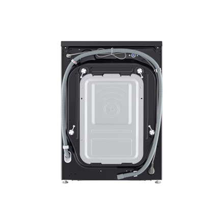 LG Washing machine | F4X5011TBB | Energy efficiency class A | Front loading | Washing capacity 11 kg | 1400 RPM | Depth 57 cm | Width 60 cm | Display | LED | Steam function | Direct drive | Wi-Fi | Matte Black