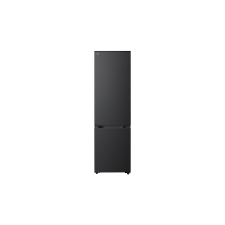 LG Refrigerator | GBBS322CEV | Energy efficiency class C | Free standing | Combi | Height 203 cm | Fridge net capacity 262 L | Freezer net capacity 113 L | Display | 34 dB | Black
