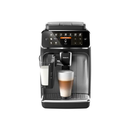 Philips Coffee maker | EP4346/71 4300 Series | Pump pressure 15 bar | Built-in milk frother | Fully Automatic | 1500 W | Black
