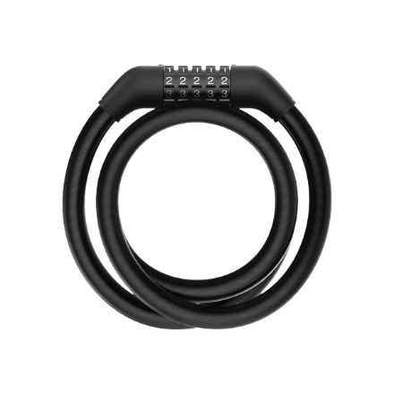 Electric Scooter Cable Lock | Black | Steel cable, ABS, zinc alloy