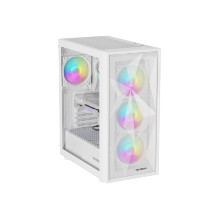 Genesis Gaming PC Case | Diaxid 605 ARGB | White | Midi Tower