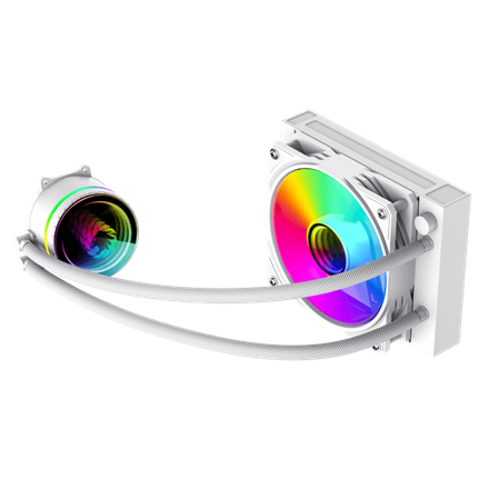 Gamemax CPU Liquid Cooler | ICEBURG 120 WT | White