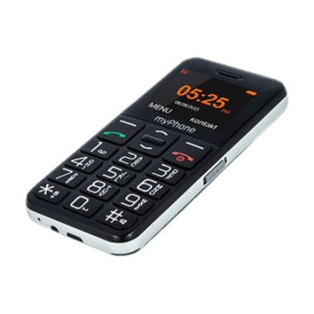 myPhone Halo Easy | Black | 1.77 " | TFT | 24 MB | 32 MB | Single SIM | Bluetooth | Main camera resolution 0.3 MP | 1000 mAh