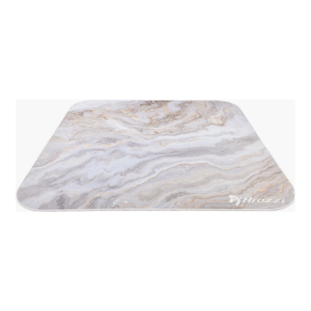 Arozzi Zona Square Floor Pad | White Marble