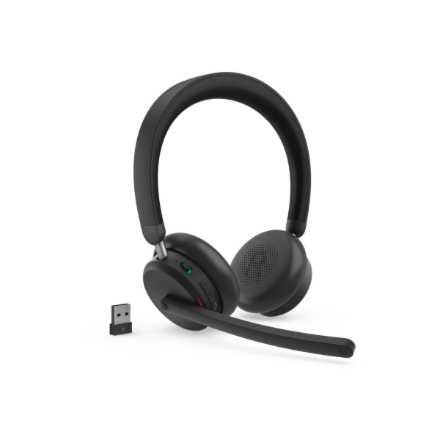 Lenovo Dual-Mode Wireless ANC Headset 6550 (USB-A, Teams) | 4XD1S19777 | Built-in microphone | Bluetooth | Black