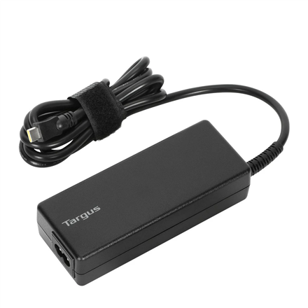 Targus | 100 W USB-C PD Charger - For Laptops or Power Pass-Thru Docks | APA108EU | Black