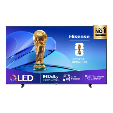 Hisense UHD QLED Smart TV | 43E7Q | 43" | Smart TV | VIDAA OS | UHD | Black