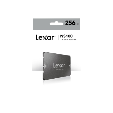 Lexar | NS100 | 256 GB | SSD form factor 2.5" | Solid-state drive interface SATA III | Read speed 520 MB/s | Write speed 510 MB/s