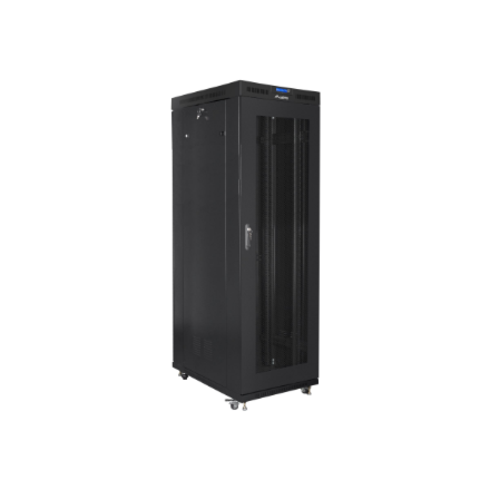 Lanberg | Rack cabinet 19" free-standing 42U/800x1000 (flat pack) with mesh door, LCD | FF01-8042-23BL | Black