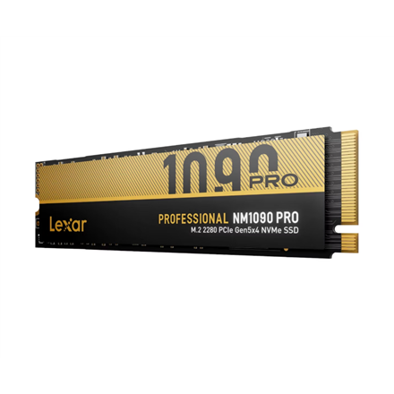 Lexar SSD | NM1090 Pro | 4000 GB | SSD form factor M.2 2280 | Solid-state drive interface PCIe Gen 5x4 | Read speed 14000 MB/s | Write speed 13000 MB/s