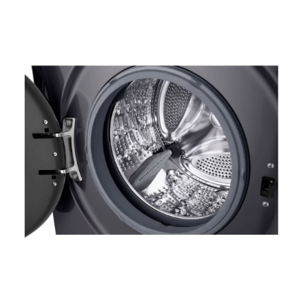 LG Washing machine | F4X1009NMB | Energy efficiency class A | Front loading | Washing capacity 9 kg | 1400 RPM | Depth 55 cm | Width 60 cm | Display | LED | Steam function | Direct drive | Wi-Fi | Graphite Black